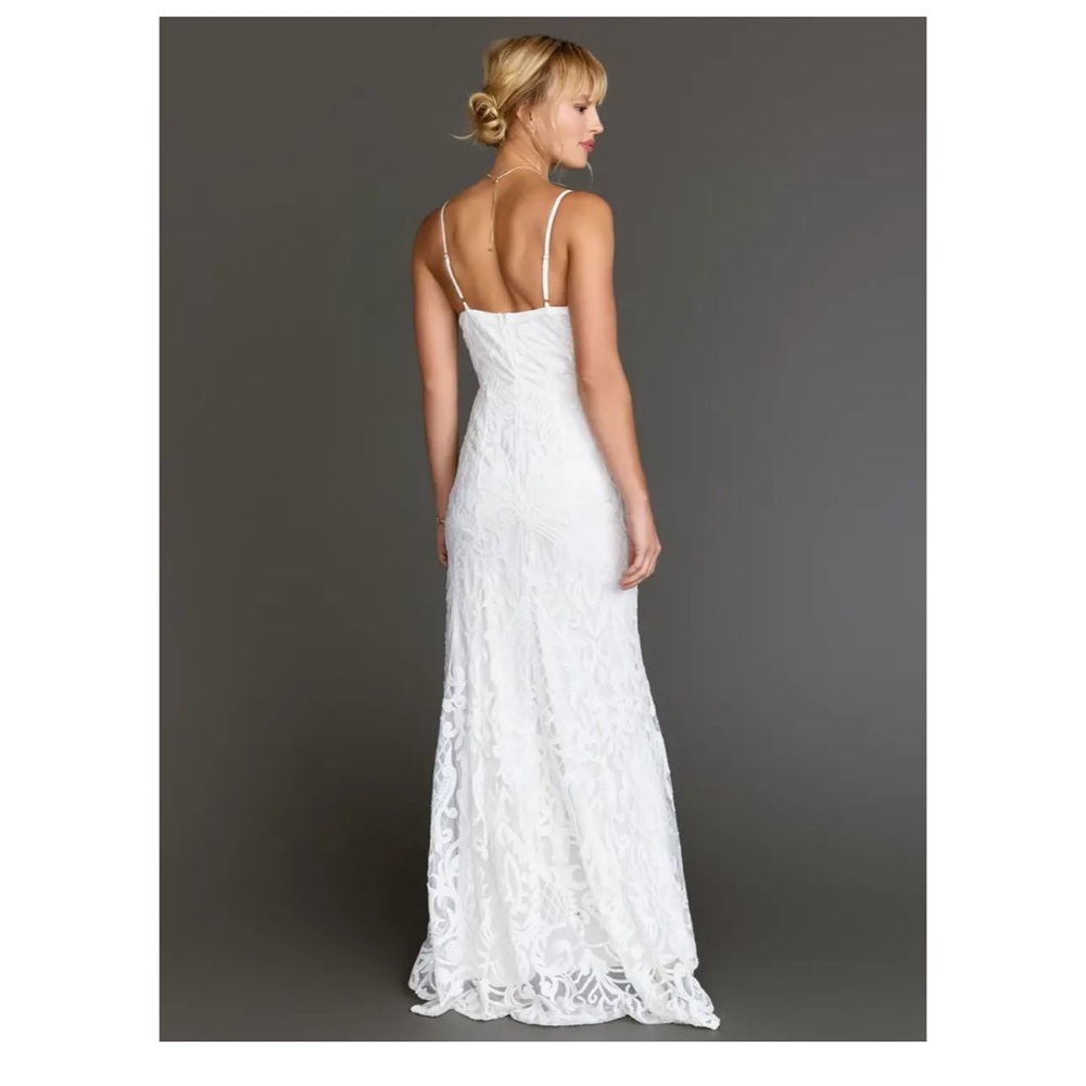 Minuet X NY&CO | SLEEVELESS EMPIRE WAIST SEQUIN EVENING GOWN - Picture 4 of 7